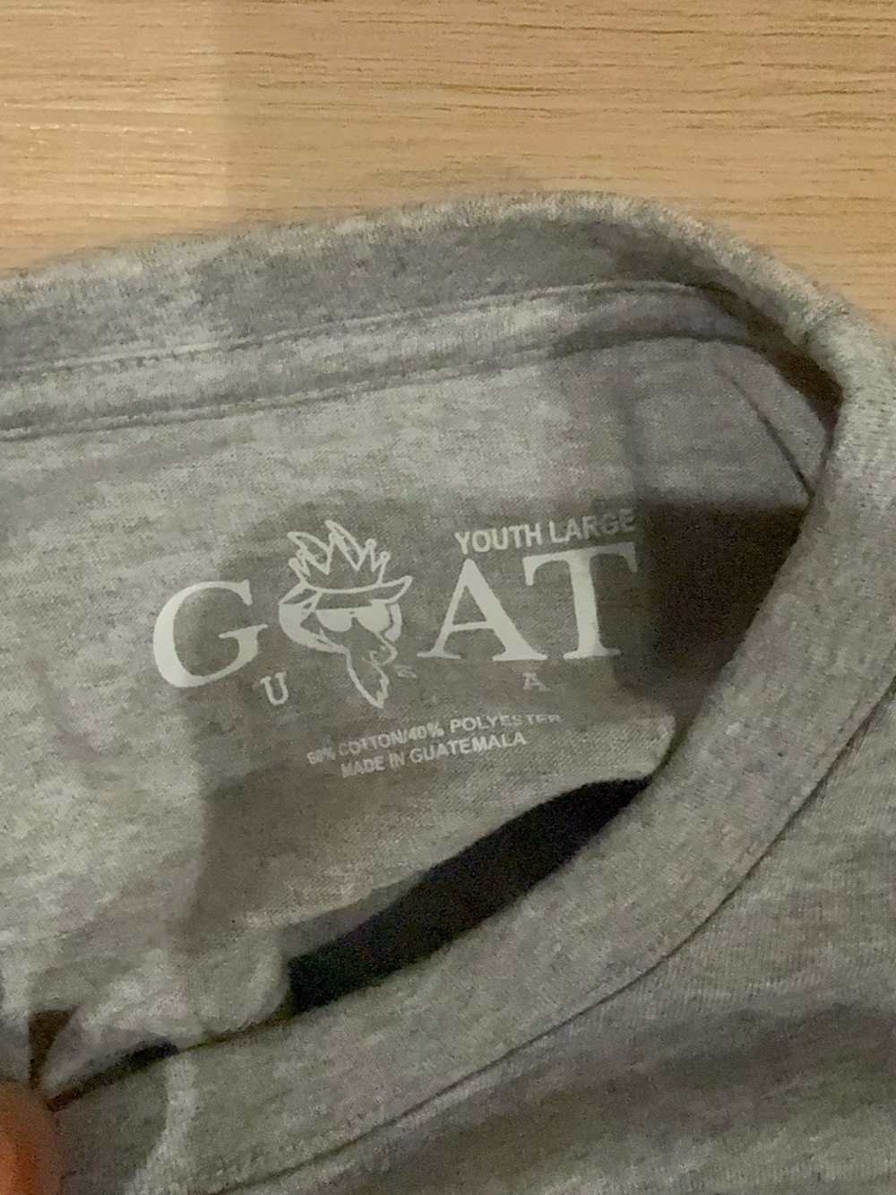 GOAT USA Kids' Short-Sleeve Graphic Tee - White, Green, Mint, Gray - Picture 3 of 6